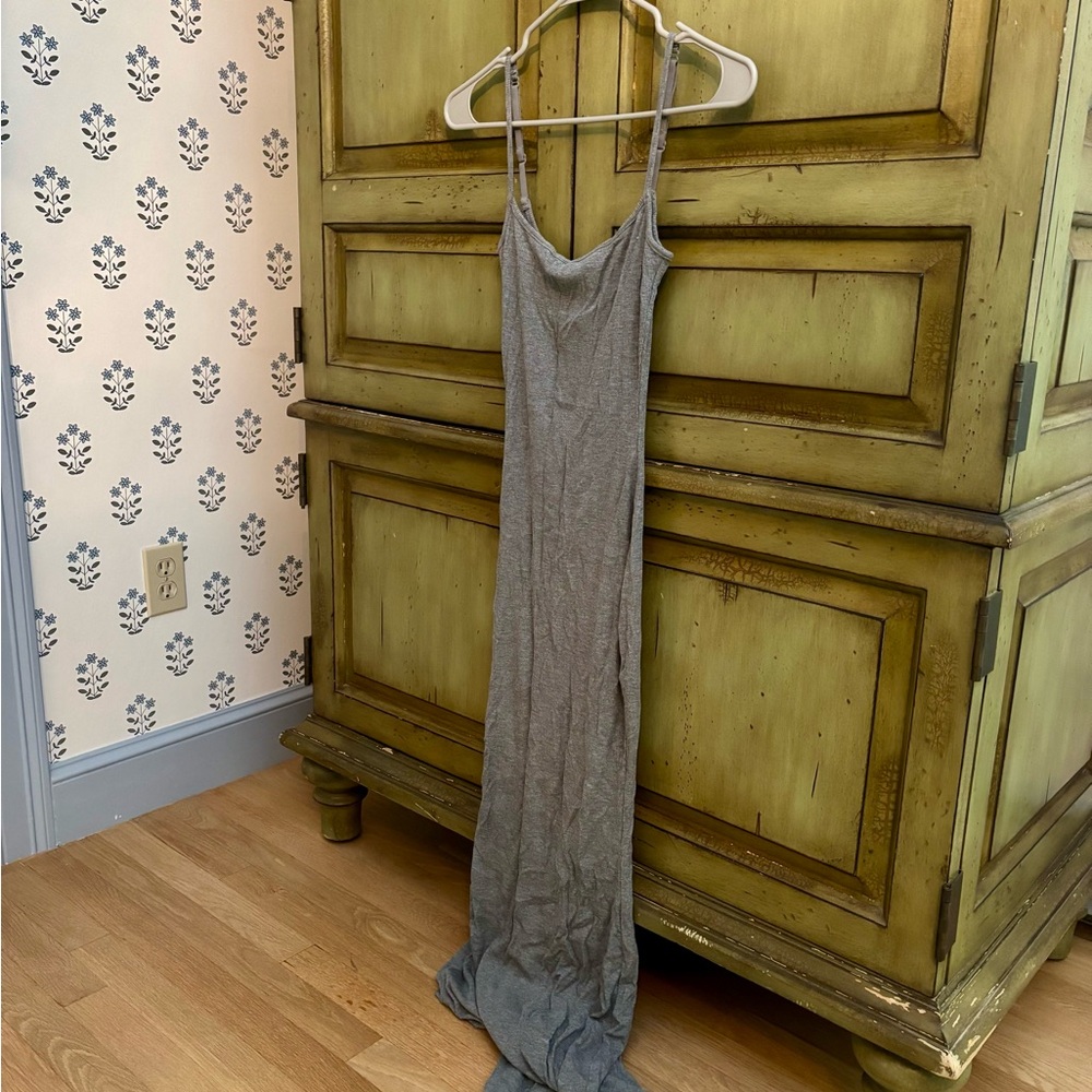 SKIMS Gray Maxi Dress